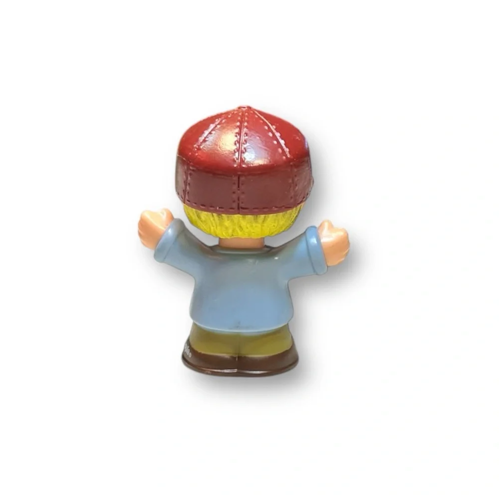 Fisher Price‎ Little People Helpful Harvester Green Tractor & Farmer Boy Figure